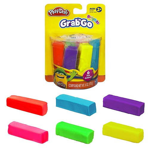 Play-Doh Grab and Go Brights 6-Pack, Not Mint